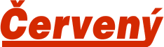 Červený